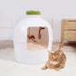 Cat Litter Box Multifunctional Pet House Semi-Enclosed