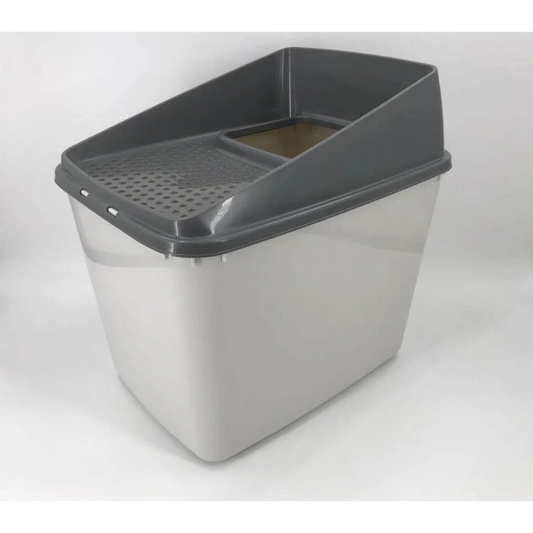 Cat Litter Box XL Top Entry No Mess Large Enclosed Covered