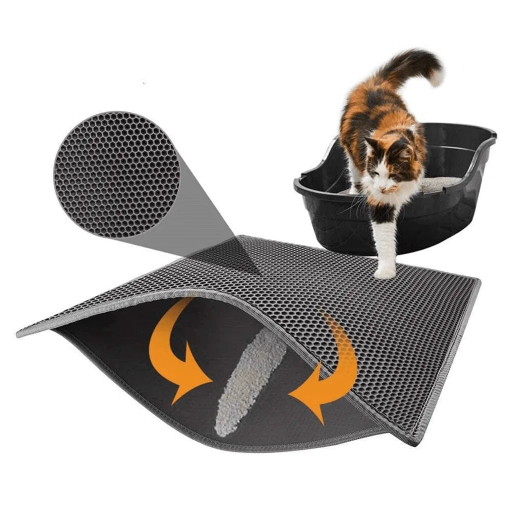 Cat Litter Mat Honeycomb Dual Layer Design Medium - Pet
