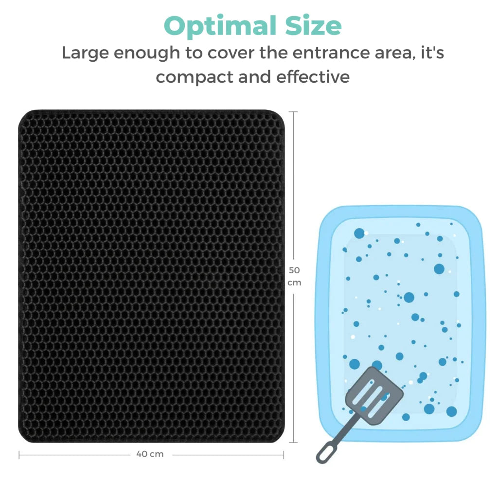 Cat Litter Mat Honeycomb Dual Layer Design Medium - Pet