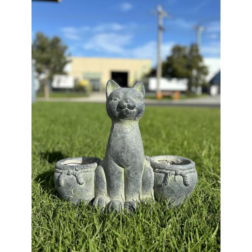 Cat Planter artificial plants potted 167