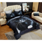 Cat Quilt Cover Set - King Size - Home & Garden