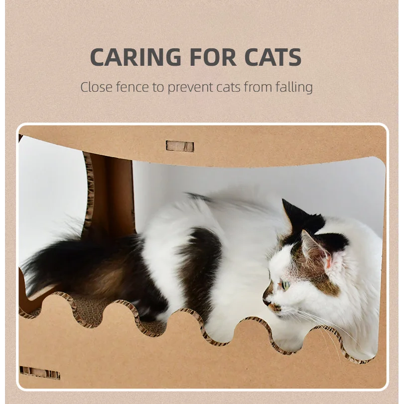 Cat Scratcher Condo Furniture Tower Double Storey Pet