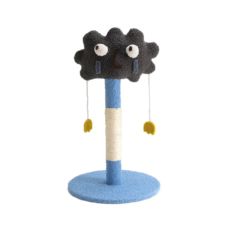 Cat Scratching Post Toy Cute Emoticon Cat Tree - Pet Care