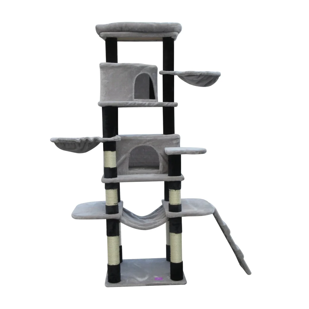 Cat Scratching Post Tree 161cm Scratcher Pole - Little Grey