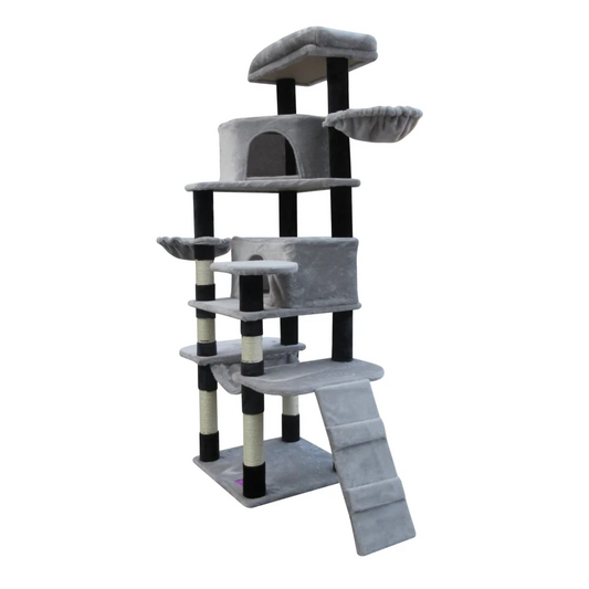 Cat Scratching Post Tree 161cm Scratcher Pole - Little Grey