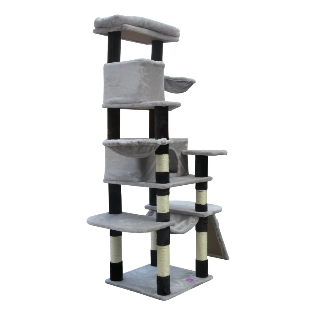 Cat Scratching Post Tree 161cm Scratcher Pole - Little Grey