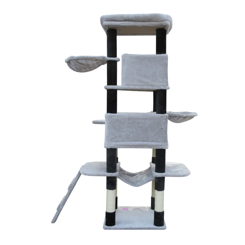Cat Scratching Post Tree 161cm Scratcher Pole - Little Grey