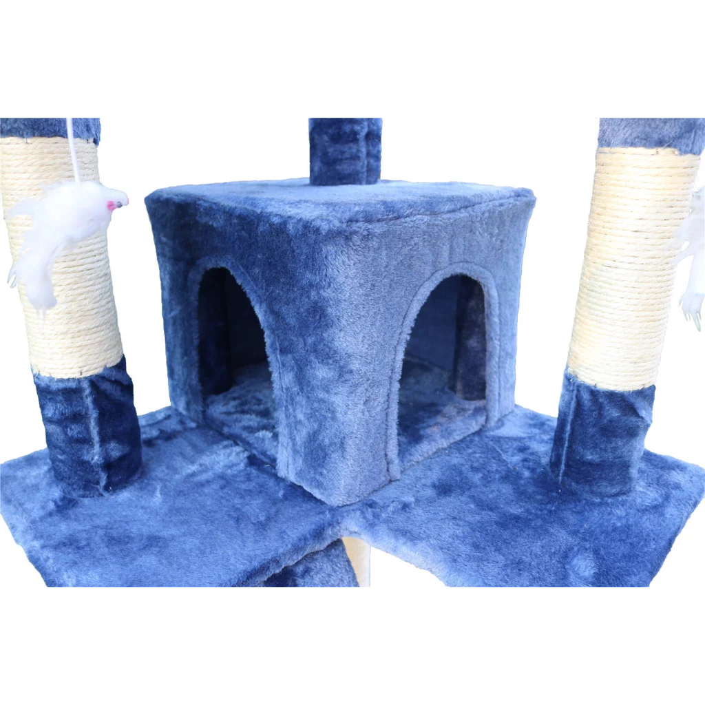 Cat Scratching Post Tree 170cm House Tower with Ladder