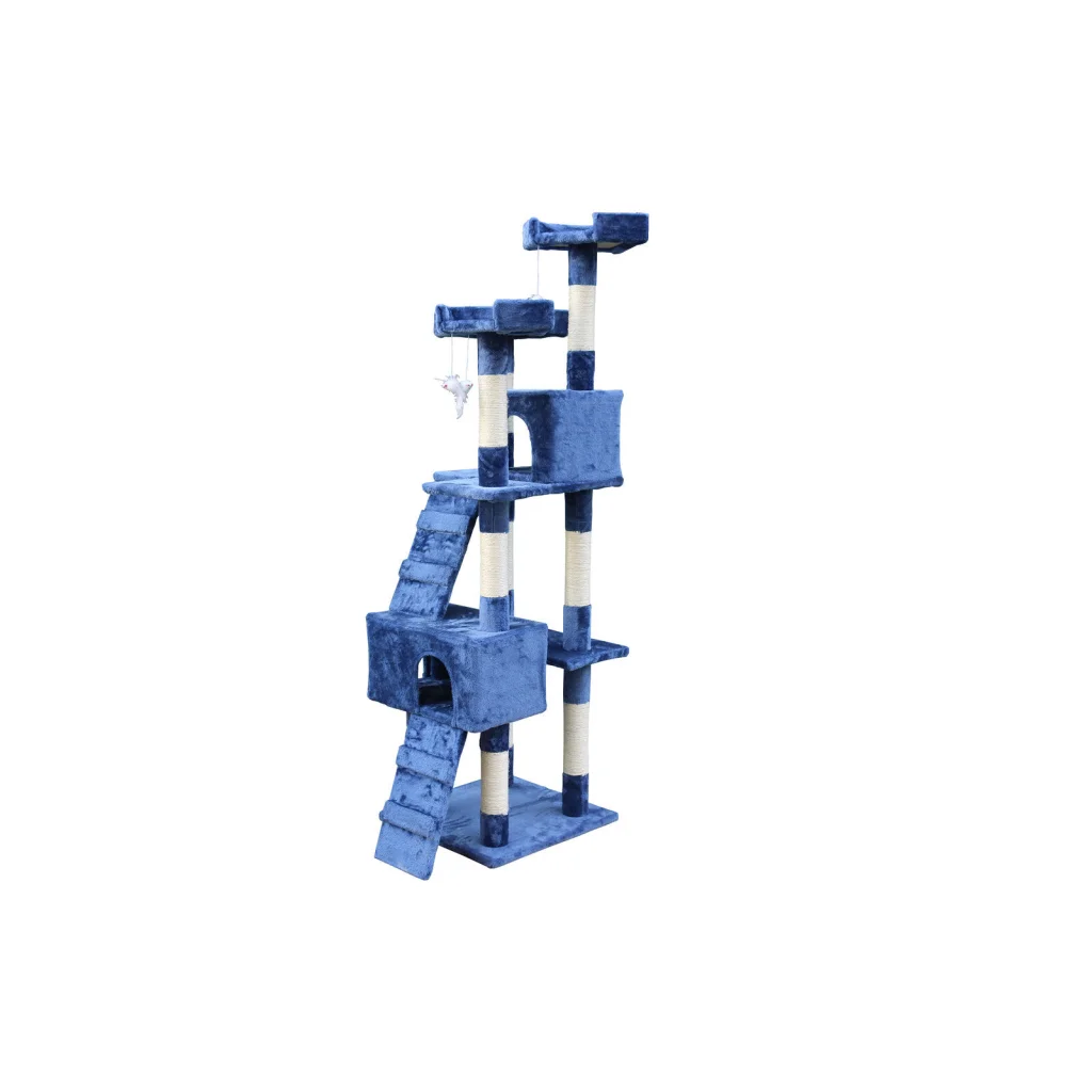 Cat Scratching Post Tree 170cm House Tower with Ladder