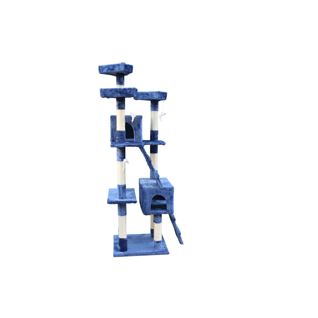 Cat Scratching Post Tree 170cm House Tower with Ladder