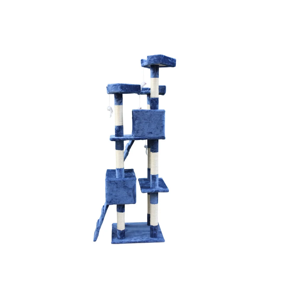 Cat Scratching Post Tree 170cm House Tower with Ladder