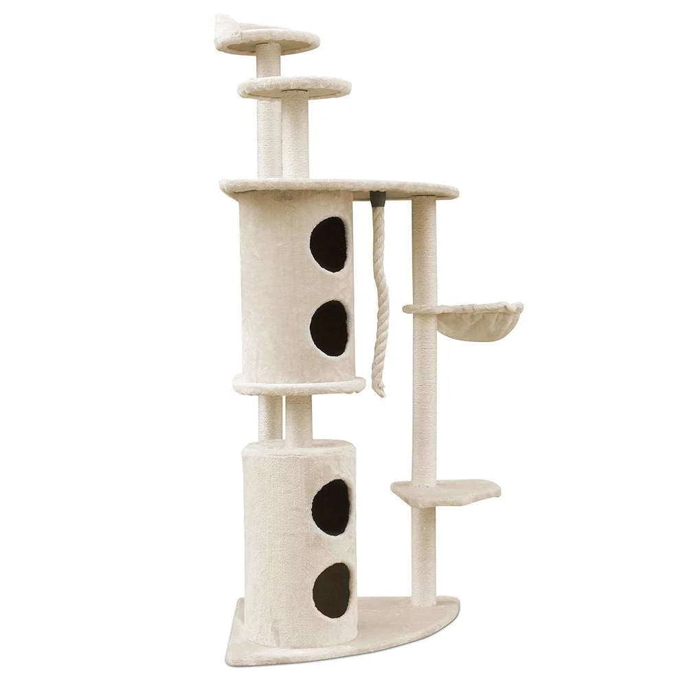 Cat Scratching Post Tree 170cm XL Multi-Level House Tower