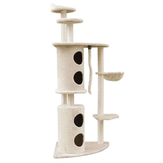 Cat Scratching Post Tree 170cm XL Multi-Level House Tower