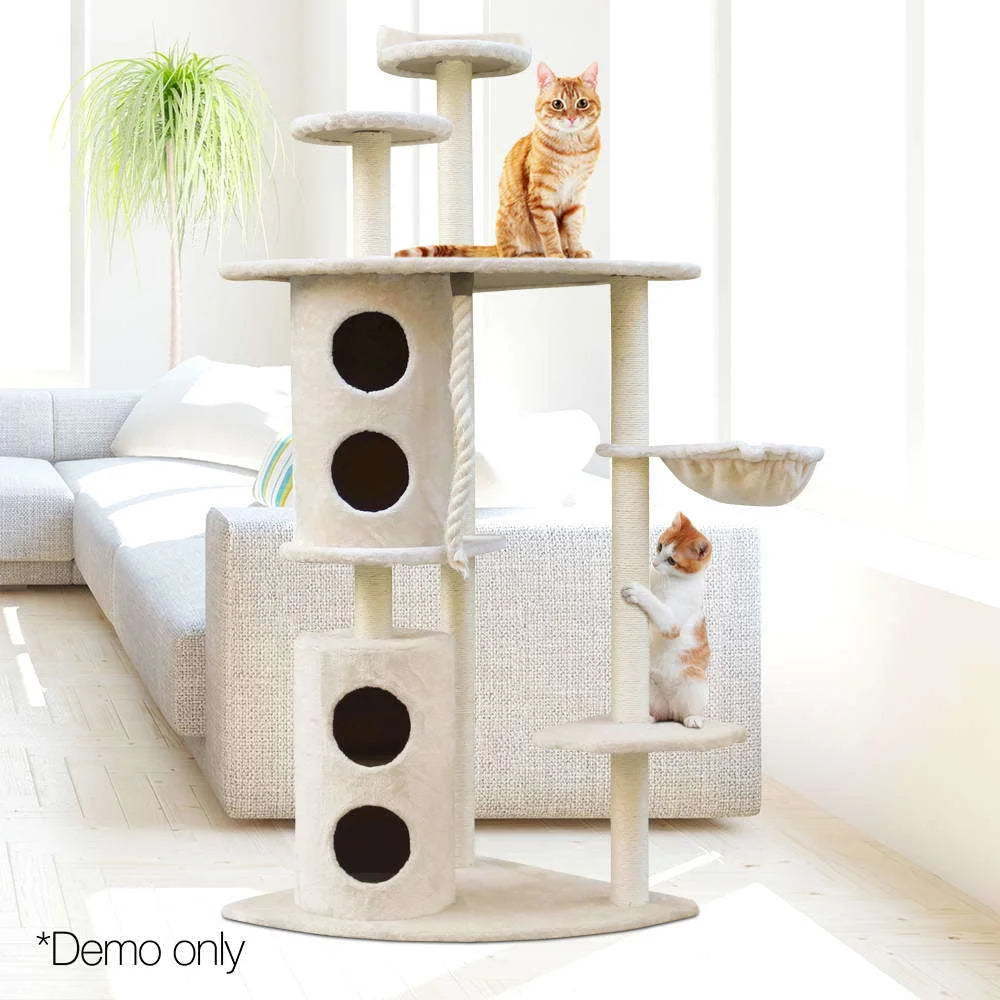 Cat Scratching Post Tree 170cm XL Multi-Level House Tower