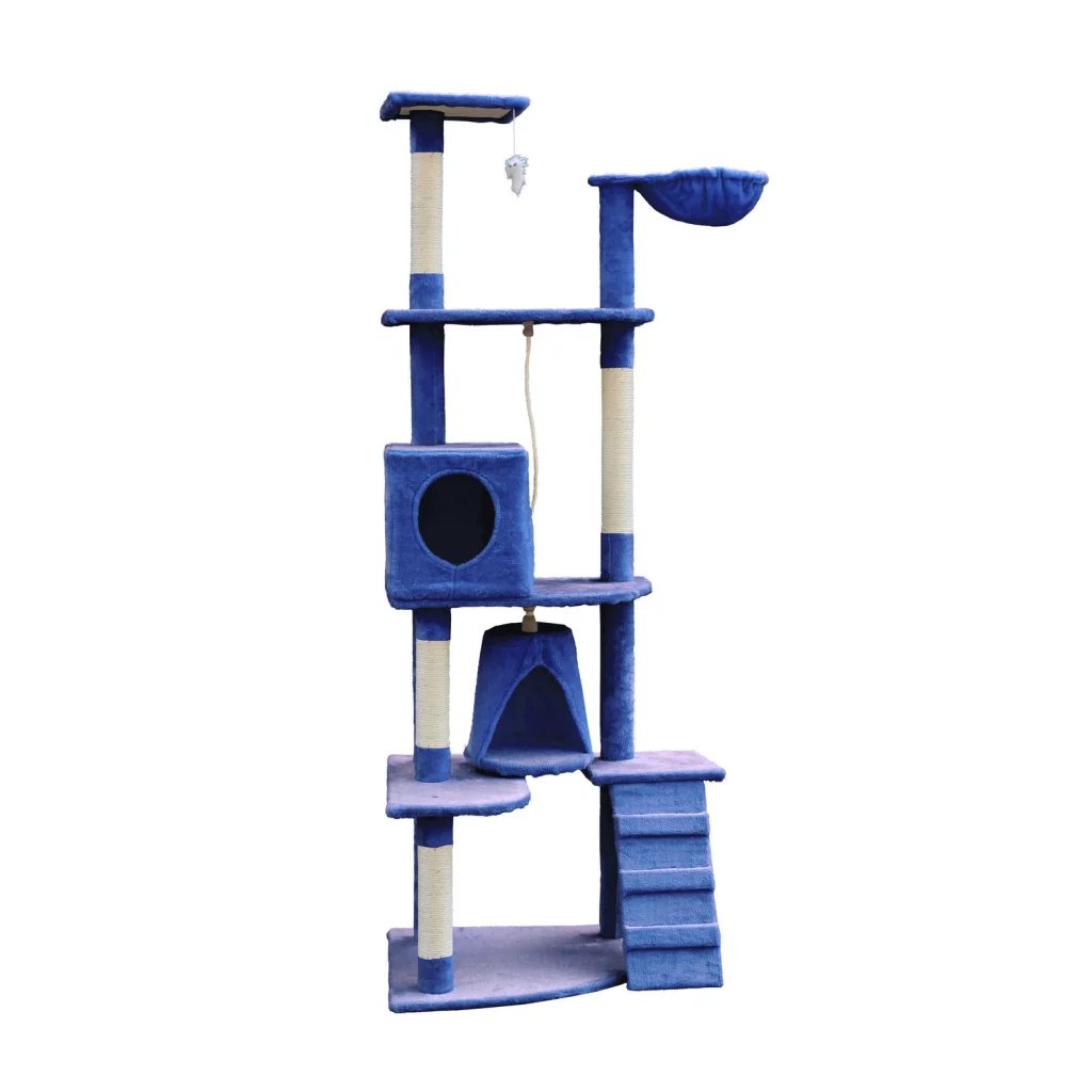 Cat Scratching Post Tree 193cm Sisal Pole Scratcher Tower