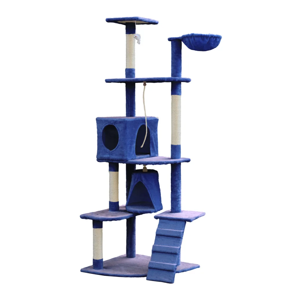 Cat Scratching Post Tree 193cm Sisal Pole Scratcher Tower