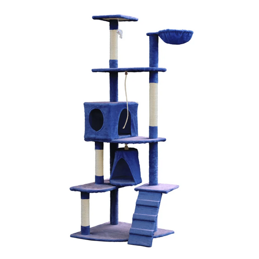 Cat Scratching Post Tree 193cm Sisal Pole Scratcher Tower