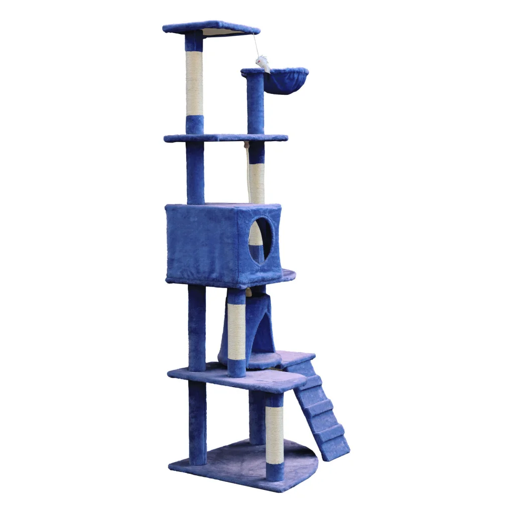 Cat Scratching Post Tree 193cm Sisal Pole Scratcher Tower