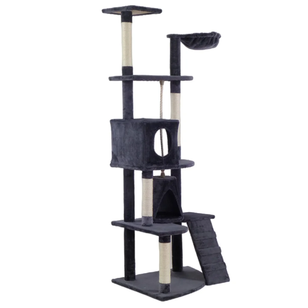 Cat Scratching Post Tree 193cm Sisal Pole Scratcher Tower