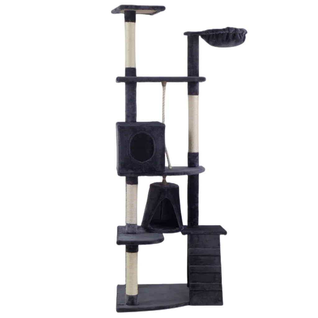 Cat Scratching Post Tree 193cm Sisal Pole Scratcher Tower