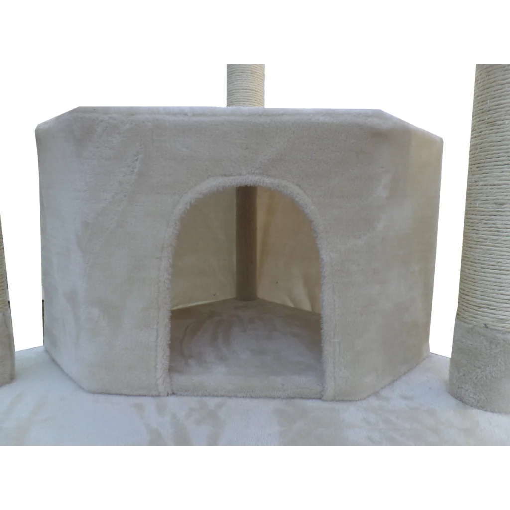 Cat Scratching Post Tree 200cm Scratcher Corner Tower