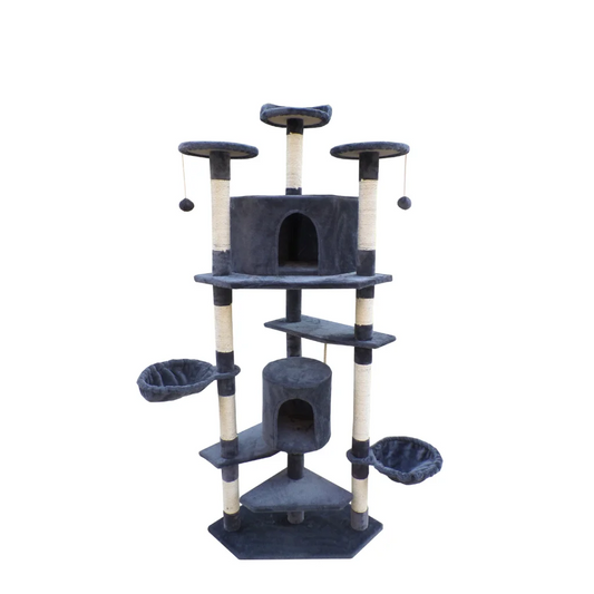 Cat Scratching Post Tree 200cm Scratcher Corner Tower