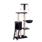 Cat Scratching Post Tree House Tower with Ladder - 138cm