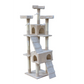 Cat Scratching Post Tree House Tower with Ladder Furniture