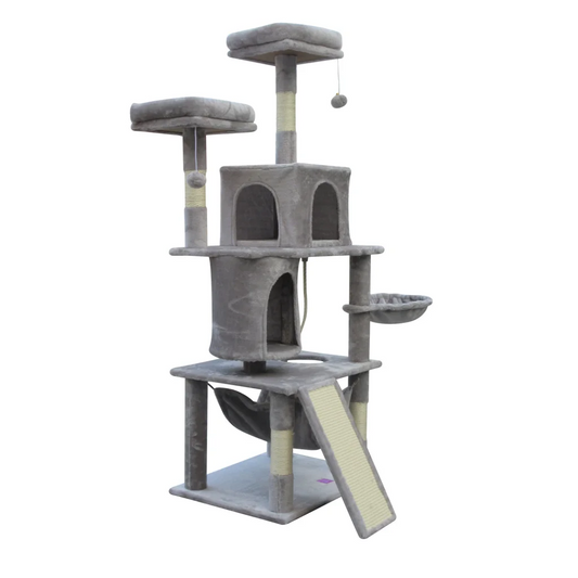 Cat Scratching Post Tree Large Scratcher Pole - Little Grey
