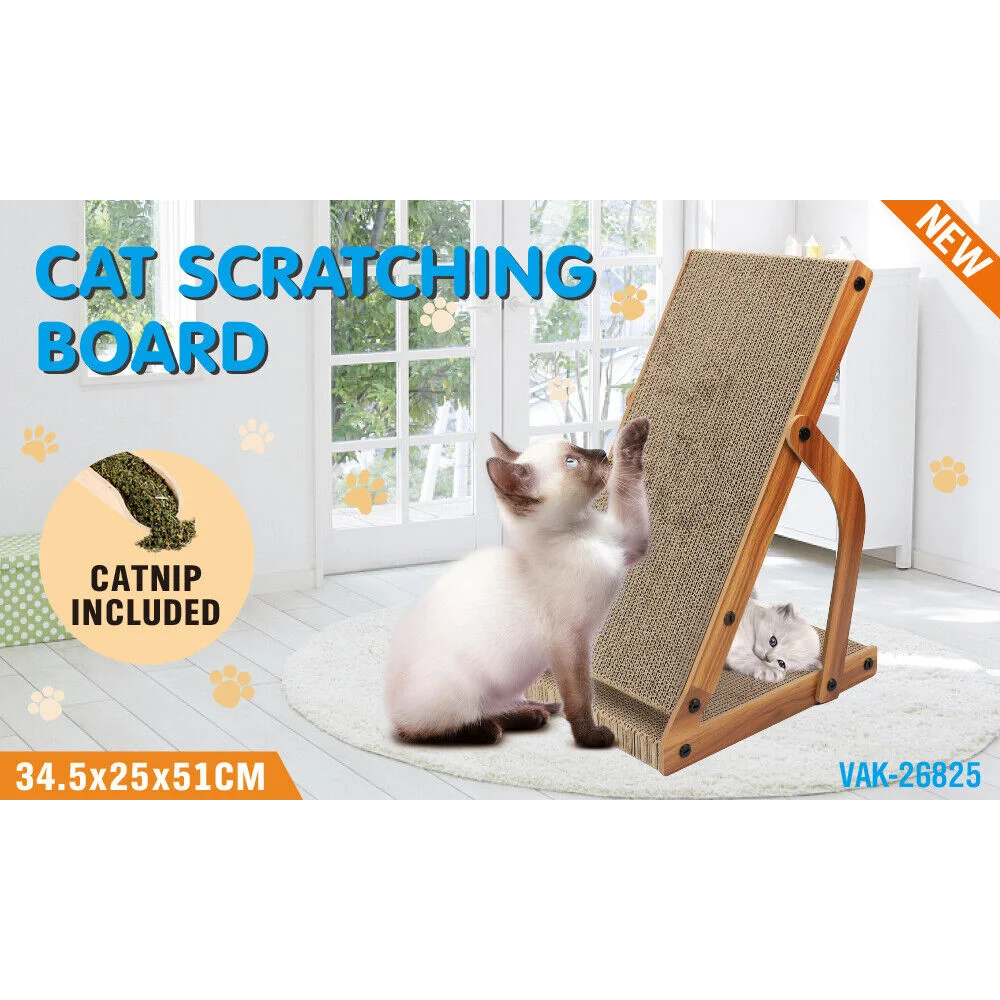 Cat Scratching Scratcher Board VaKa Cat Tree Pad Lounge Toy