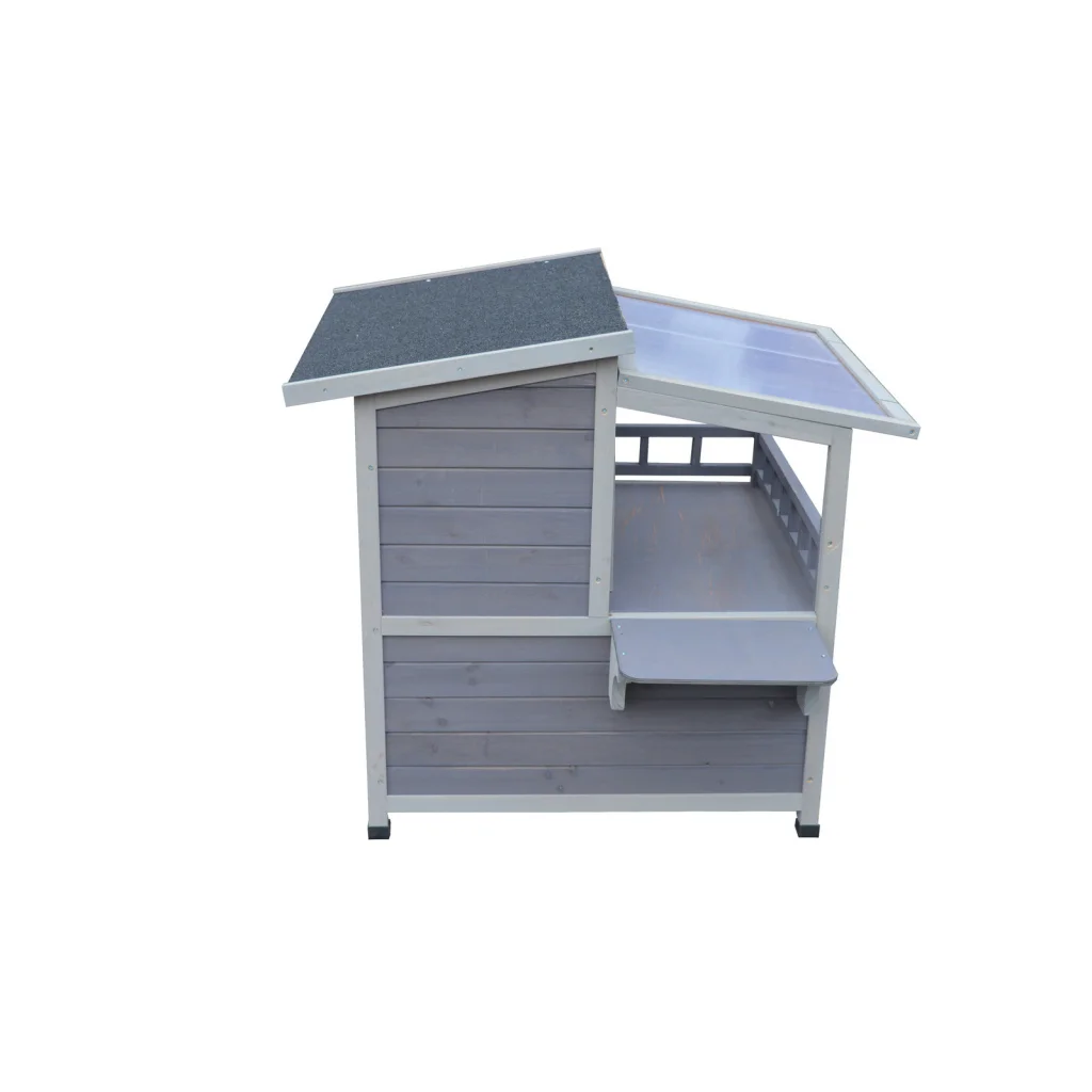 Cat Shelter Condo 2-Story Outdoor with Escape Door