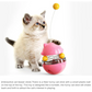 Cat Teaser Cup Toy Interactive Treat Dispensing Ball
