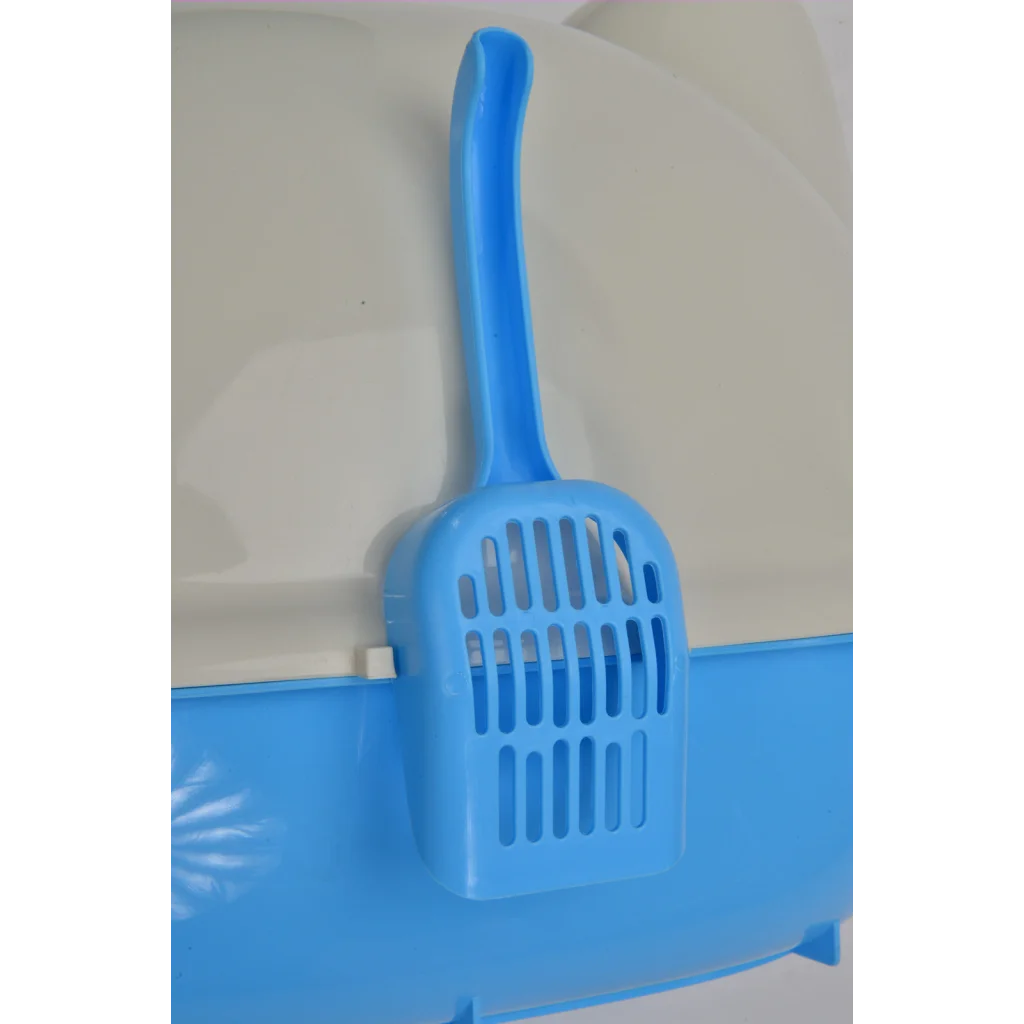 Cat Toilet Litter Box Large Hooded Tray House with Scoop