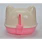 Cat Toilet Litter Box Large Hooded Tray House with Scoop