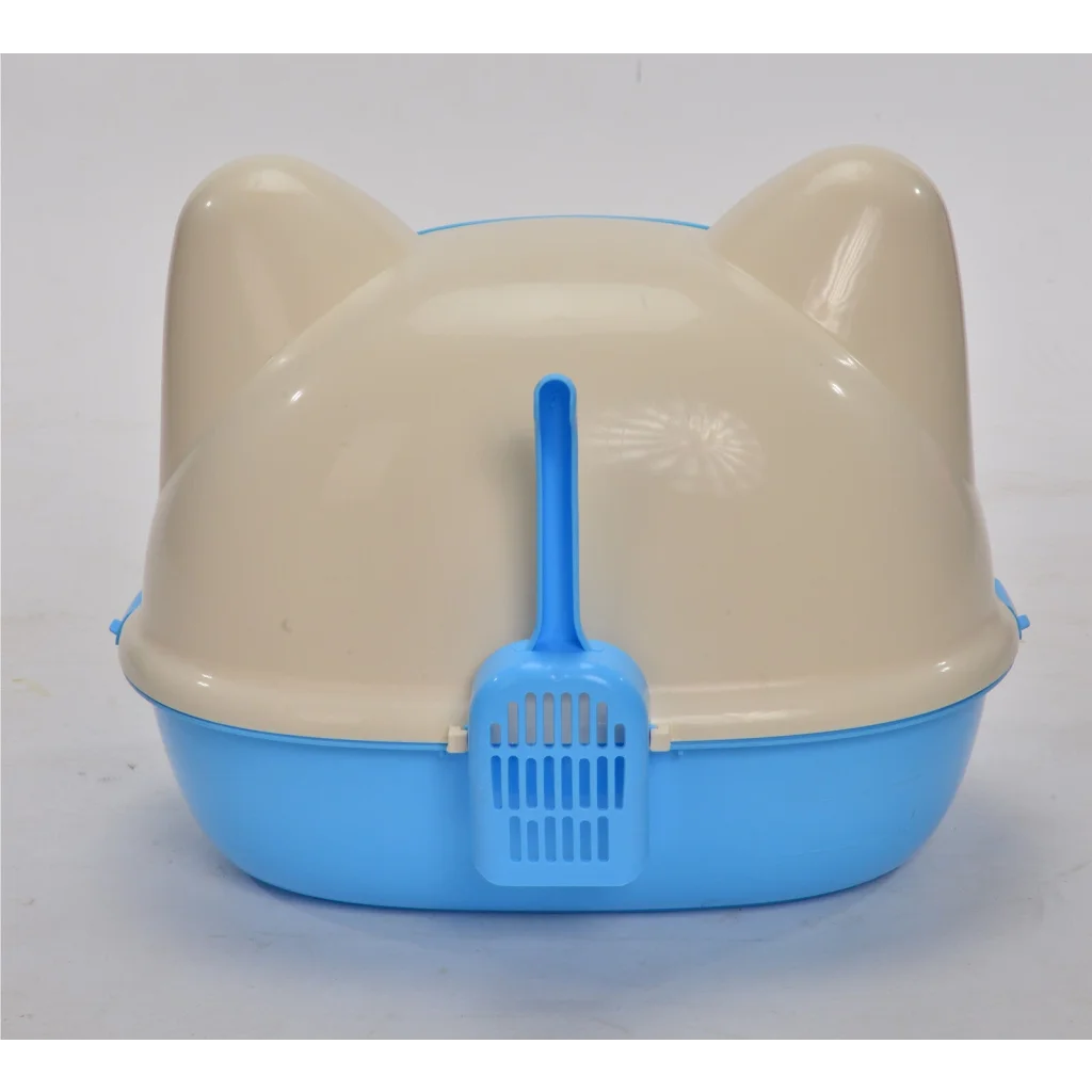 Cat Toilet Litter Box Medium Hooded Tray House with Scoop
