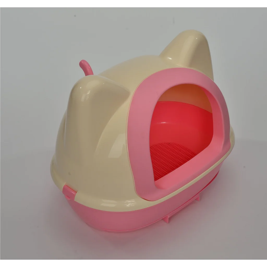 Cat Toilet Litter Box Medium Hooded Tray House with Scoop