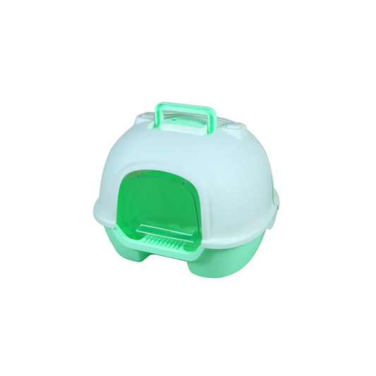 Cat Toilet Litter Box Portable Hooded Tray House