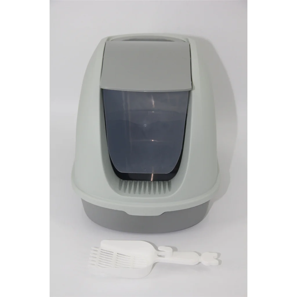 Cat Toilet Litter Box Portable Hooded Tray House