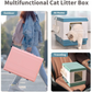 Cat Toilet Litter Box XL Portable Foldable Tray House