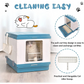 Cat Toilet Litter Box XL Portable Foldable Tray House