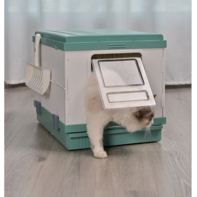 Cat Toilet Litter Box XL Portable Foldable Tray House