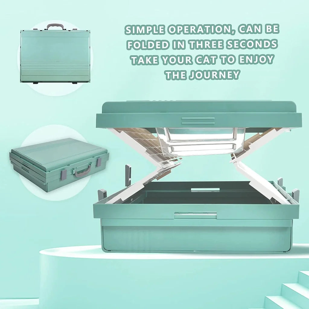 Cat Toilet Litter Box XL Portable Foldable Tray House