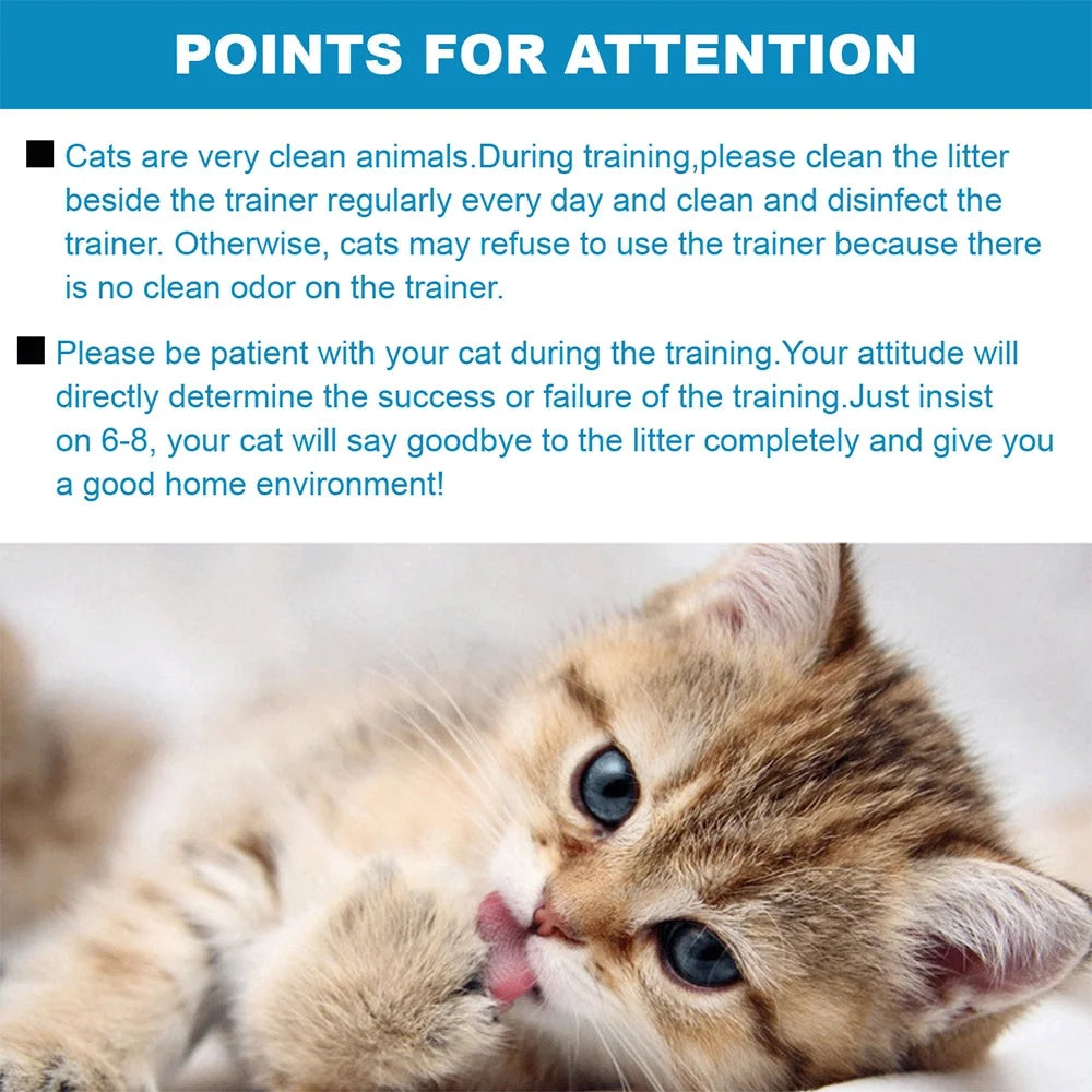 Cat Toilet Training System 3-Step Litter Kwitter Pet