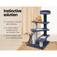 Cat tree for climbing and scratching areas