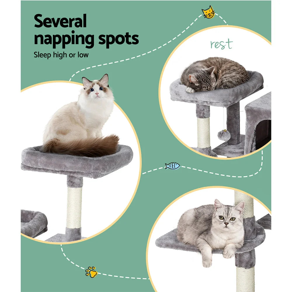 Cat Tree 103cm Tower Scratching Post Condo Scratcher House