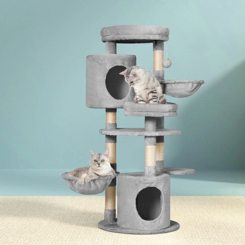 Cat Tree 123cm Tower Scratching Post Condo Scratcher House
