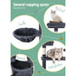 Wood 144cm cat tree with cat condo box and tall climbing levels