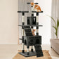 Cat Tree 180cm Wood Scratching Post Tower Condo - Cat