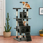 Cat Tree 180cm Wood Scratching Post Tower Condo - Cat